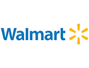 A logo of the word 'Wallmart' in bold, blue letters, followed by a six-pronged yellow starburst symbol on the right